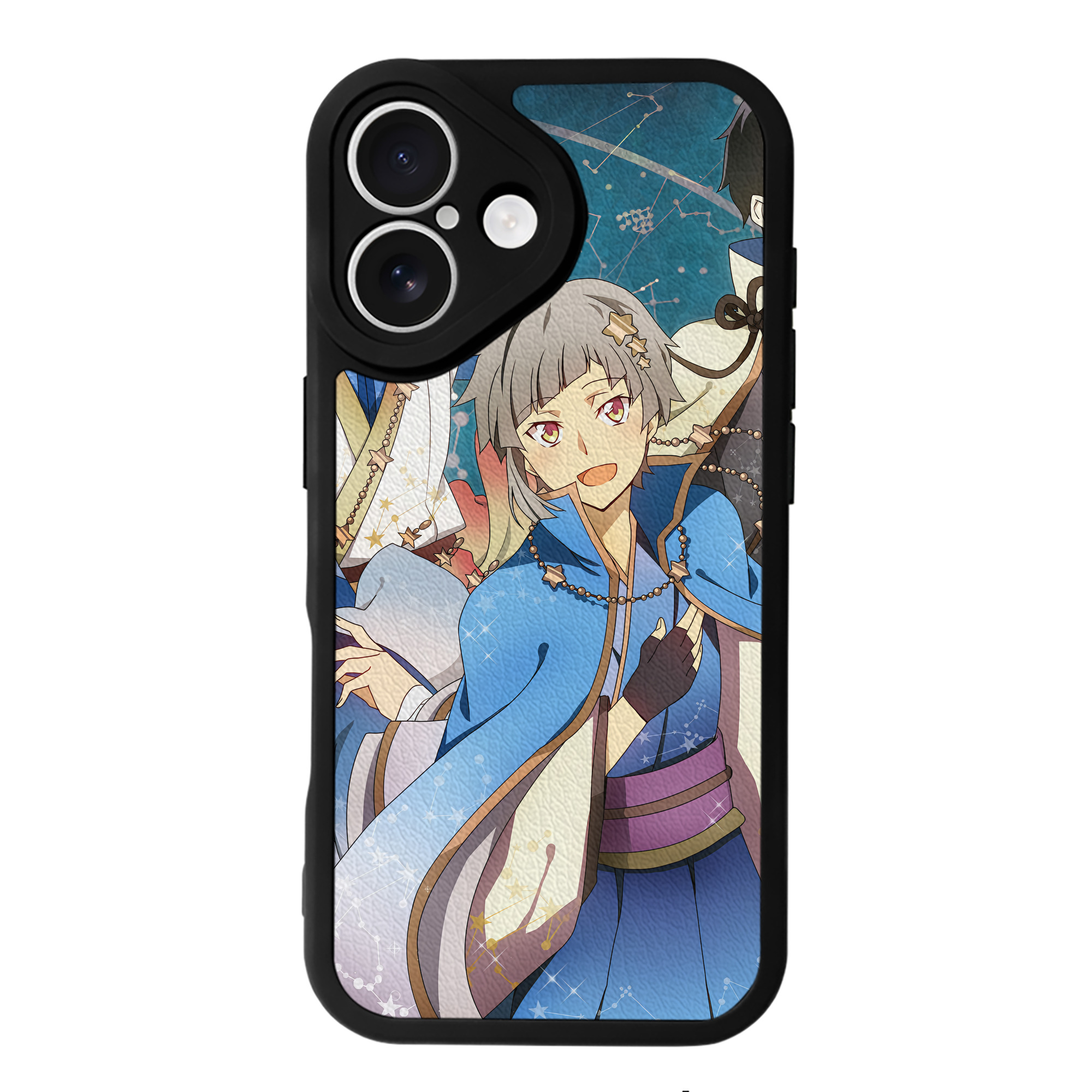 （画像用） 文豪ストレイドッグス Bungo Stray Dogs 【iPhone 16シリーズ対応】シリコンスマホケース（レザー調） 材質：シリコン